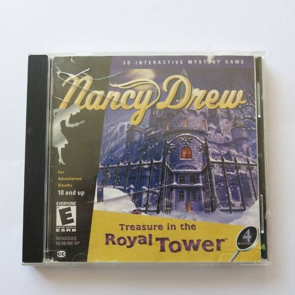 Nancy Drew Treasure in Royal Tower Game PC-CD Rom Software 2001 Windows 95/98 - Picture 1 of 3